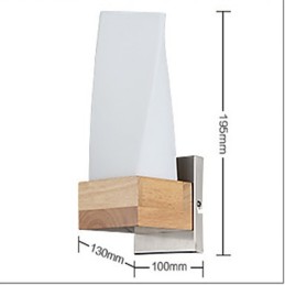 Wall Sconces Mini Style Traditional Classic Wood Bamboo