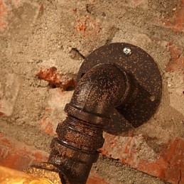 Retro Wall Sconces Mini Style Rustic Lodge Metal