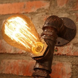 Retro Wall Sconces Mini Style Rustic Lodge Metal