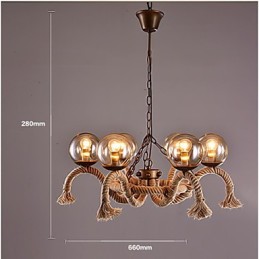 Chandelier Mini Style Vintage Metal