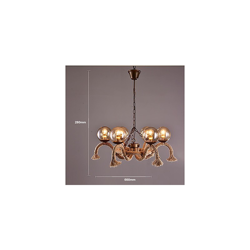 Chandelier Mini Style Vintage Metal