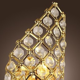 Artistic Crystal Wall Light with 2 Lights