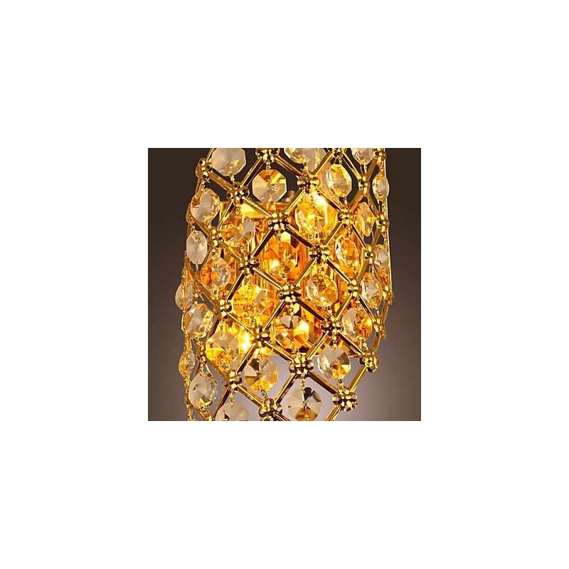 Artistic Crystal Wall Light with 2 Lights