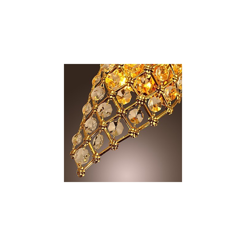 Artistic Crystal Wall Light with 2 Lights