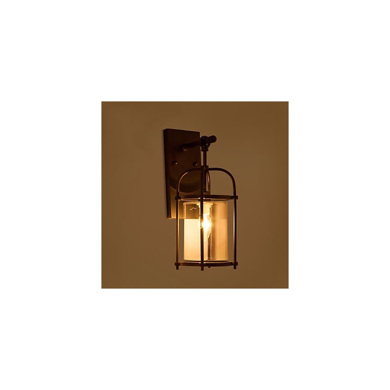 Creative Industrial Look Lamps North America Style Wall Lamps with Edison Flute Bulb Inside Bar Decoration Lights