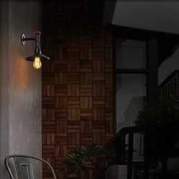 Mini Wall Light 1 Light Concise Cream Iron