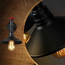 Mini Wall Light 1 Light Concise Cream Iron