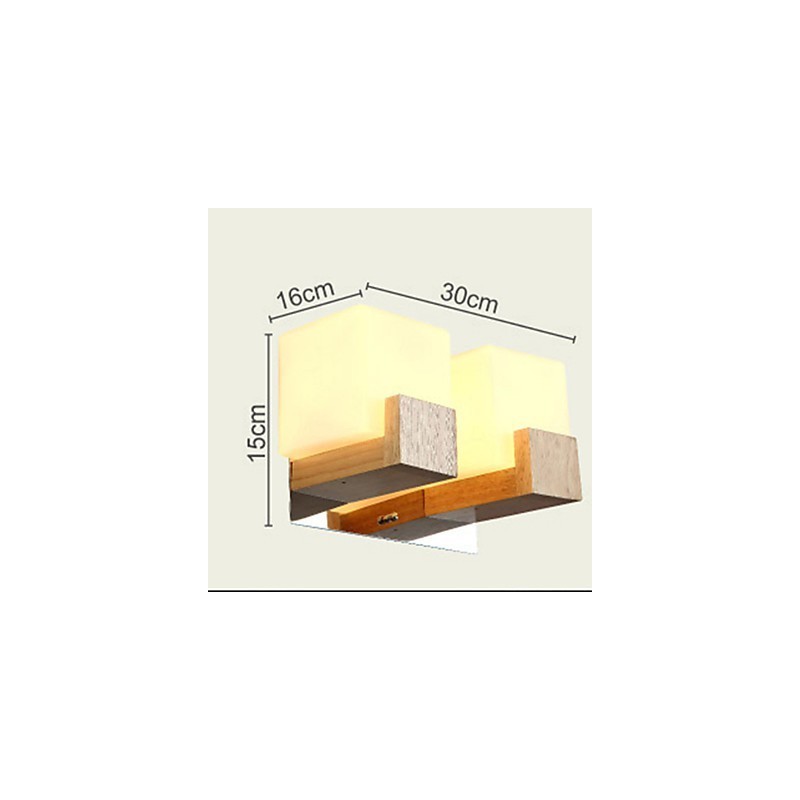 Wall Sconces Mini Style Modern Contemporary Wood Bamboo