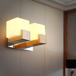 Wall Sconces Mini Style Modern Contemporary Wood Bamboo