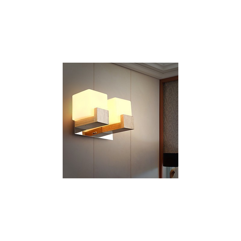 Wall Sconces Mini Style Modern Contemporary Wood Bamboo