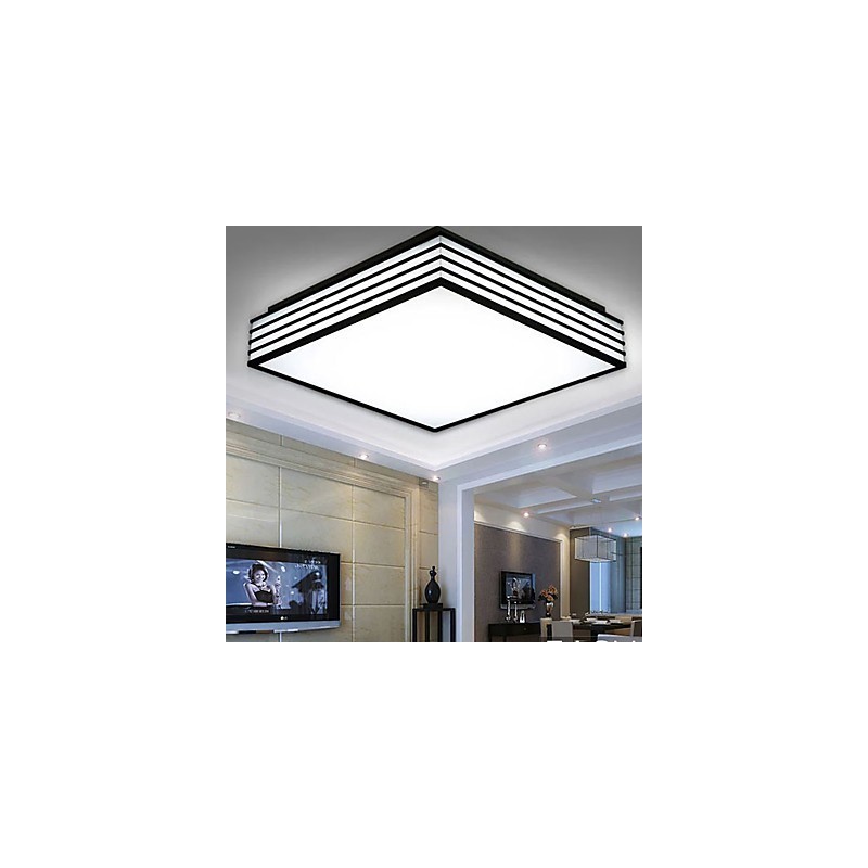 Contracted And Contemporary Black And Square Dome Light Light