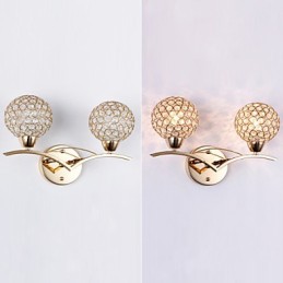 Wall Sconces Reading Wall Lights Crystal Mini Style Modern Contemporary Metal