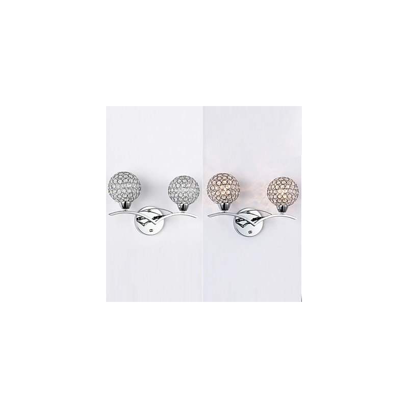 Wall Sconces Reading Wall Lights Crystal Mini Style Modern Contemporary Metal
