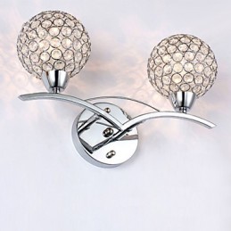 Wall Sconces Reading Wall Lights Crystal Mini Style Modern Contemporary Metal