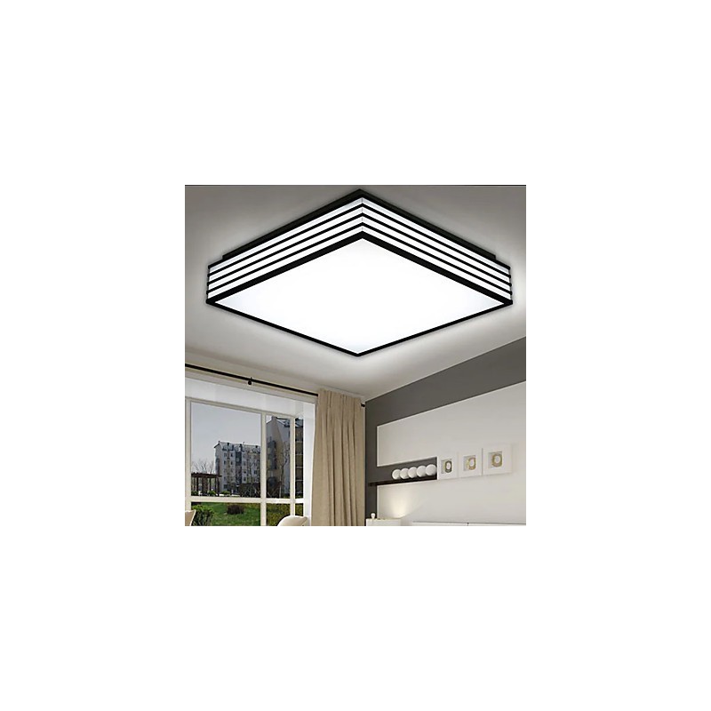 Contracted And Contemporary Black And Square Dome Light Light