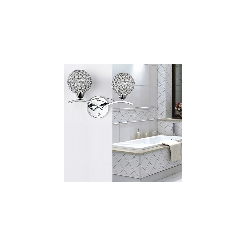 Wall Sconces Reading Wall Lights Crystal Mini Style Modern Contemporary Metal
