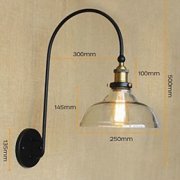 Wall Sconces Bathroom Lighting Outdoor Wall Lights Reading Wall Lights Traditional Classic Metal