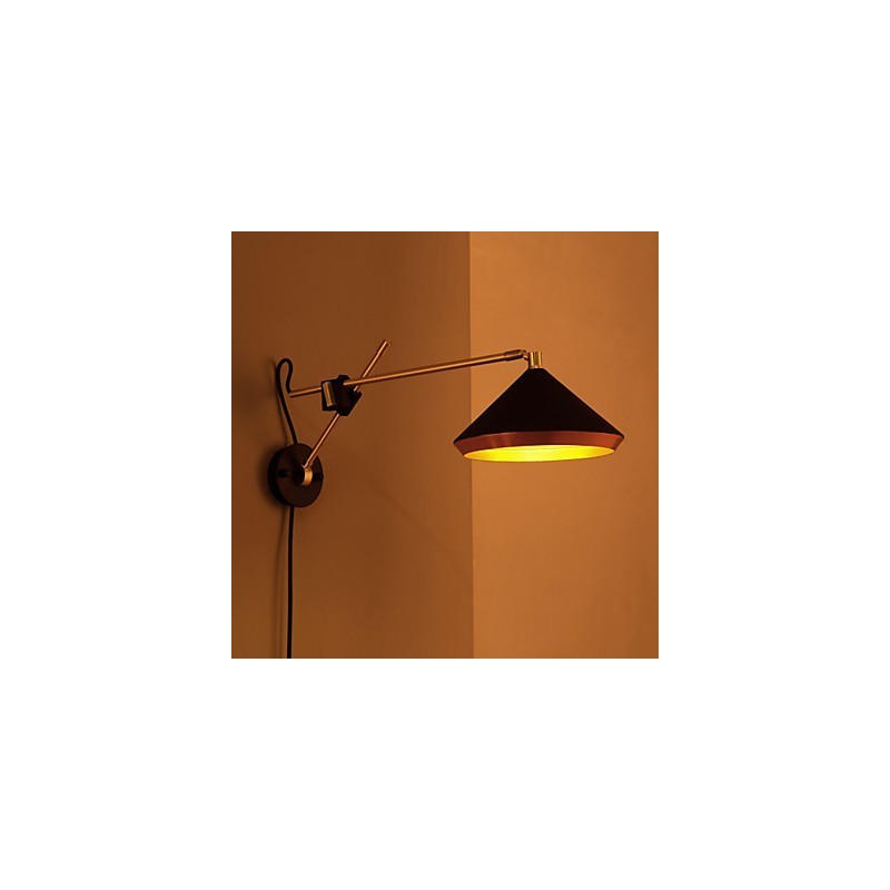 Rural Industrial Wind Restoring Ancient Ways Wrought Iron Rocker Arm Folded Wall Lamp Lights