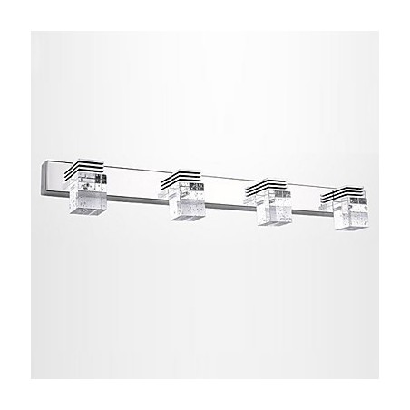 Wall Sconces Bathroom Lighting Wall Washers Crystal Mini Style Modern Contemporary Metal