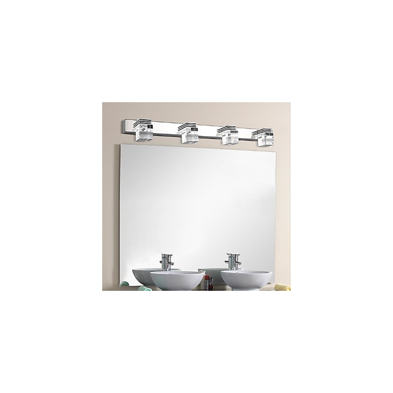 Wall Sconces Bathroom Lighting Wall Washers Crystal Mini Style Modern Contemporary Metal