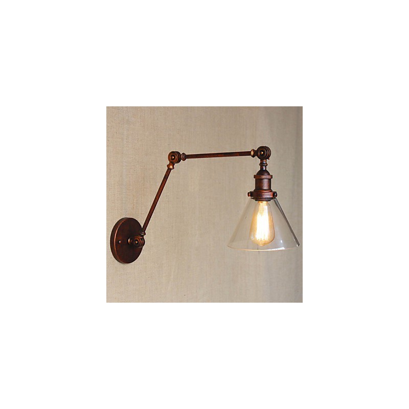 Ferruginous Mediterranean Village Complex Decorative Wall Sconce