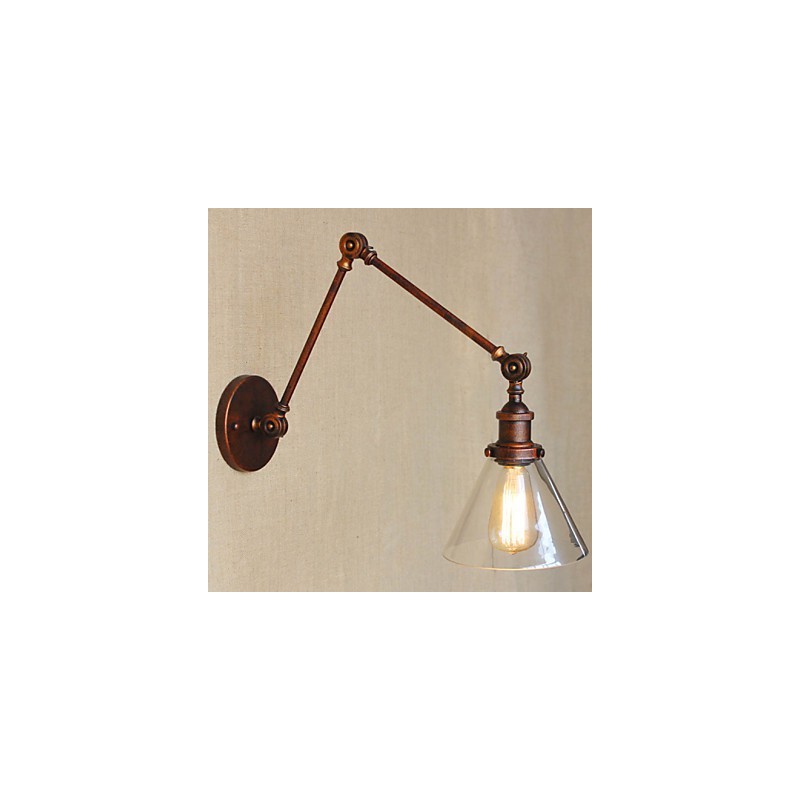 Ferruginous Mediterranean Village Complex Decorative Wall Sconce