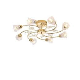 Artistic Aluminum Flush Mount Lights With Crystals