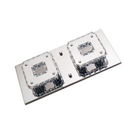 Modern Contemporary Electroplated Metal Flush Mount