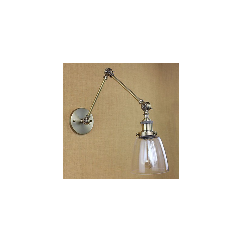 Retro Vintage Exclusive Hotel Lobby Bedroom Bedside RACK Antique Bronze Decorative Wall Sconce