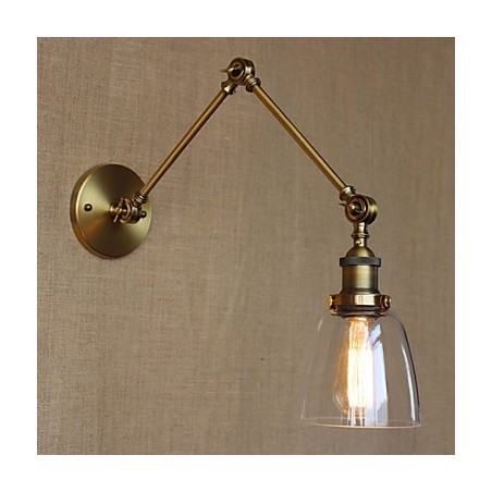 Retro Vintage Exclusive Hotel Lobby Bedroom Bedside RACK Antique Bronze Decorative Wall Sconce