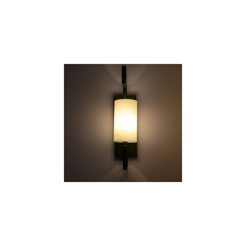 Modern American Style Antique Lamp Living Room Bedroom Hotel Rooms White Cloth Wall Lamp