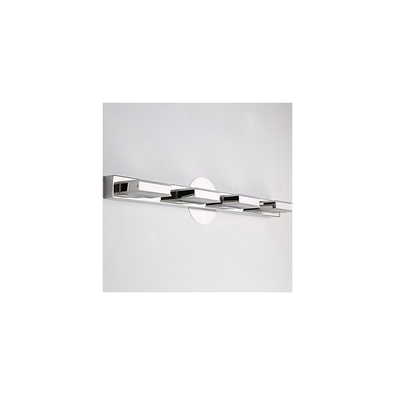 Square Mirror Lamp Stainless Steel And Acrylic