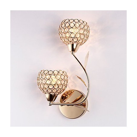 Wall Sconces Reading Wall Lights Crystal Mini Style Modern Contemporary Metal