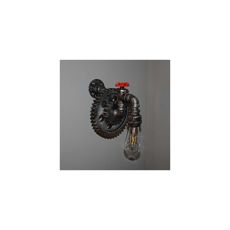 Creative Iron Bar Restaurant Bar Aisle Wall Lamp Wall Lamp Loft Industrial Gear Personality To Do The Old Water Pipes