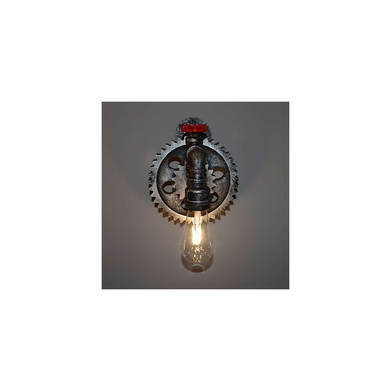 Creative Iron Bar Restaurant Bar Aisle Wall Lamp Wall Lamp Loft Industrial Gear Personality To Do The Old Water Pipes