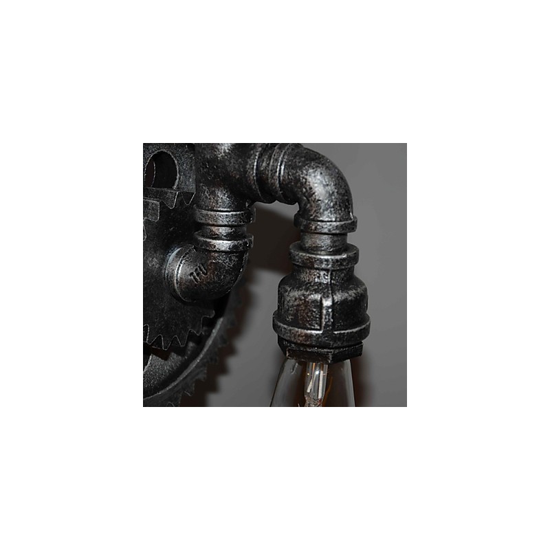 Creative Iron Bar Restaurant Bar Aisle Wall Lamp Wall Lamp Loft Industrial Gear Personality To Do The Old Water Pipes
