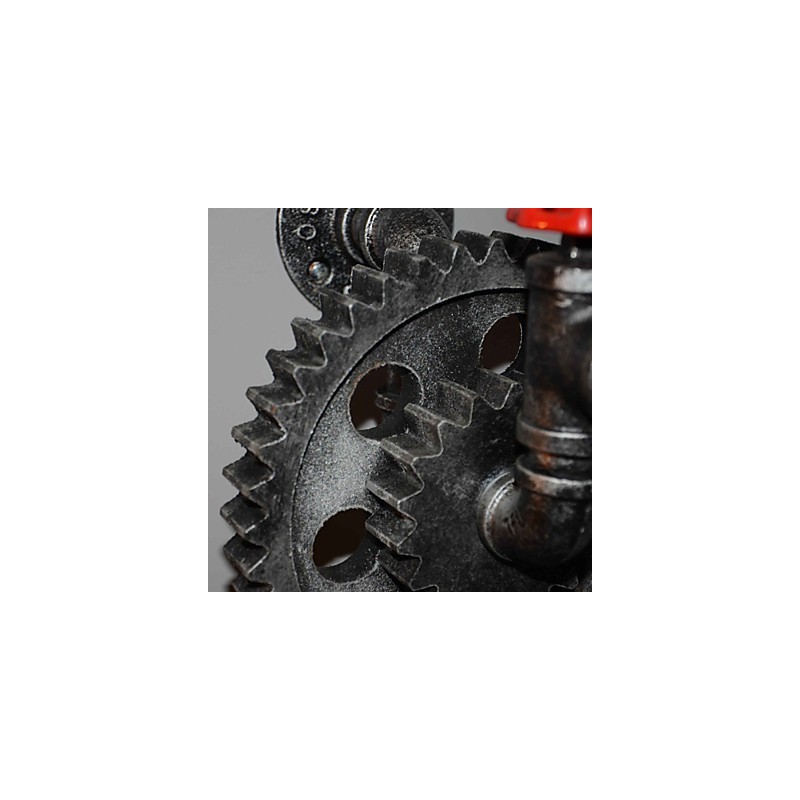 Creative Iron Bar Restaurant Bar Aisle Wall Lamp Wall Lamp Loft Industrial Gear Personality To Do The Old Water Pipes