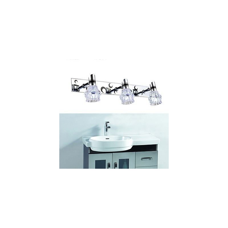 New Arrived Wash Wall Lighting Single Color White Lamp For Mirror Front Hardware Metal Plate Bathroom Wall Light