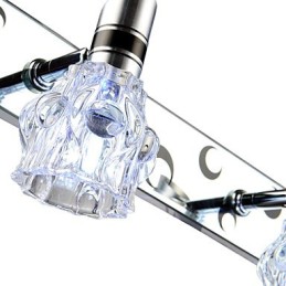 New Arrived Wash Wall Lighting Single Color White Lamp For Mirror Front Hardware Metal Plate Bathroom Wall Light