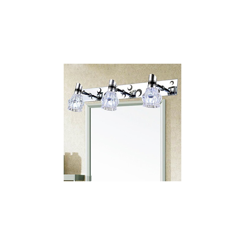 New Arrived Wash Wall Lighting Single Color White Lamp For Mirror Front Hardware Metal Plate Bathroom Wall Light