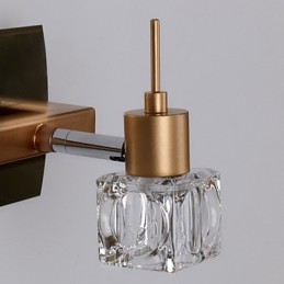 Crystal Bathroom Lighting Modern Contemporary G4 Metal