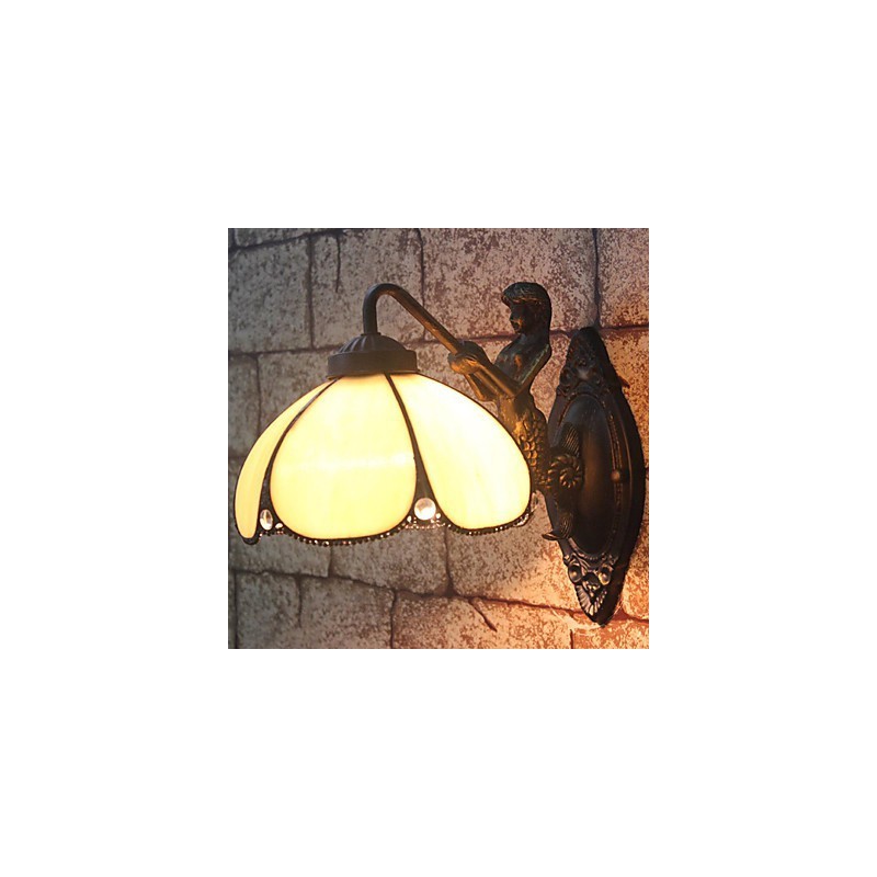 European Contracted Rural Creative Wrought Iron Wall Lamp Lights