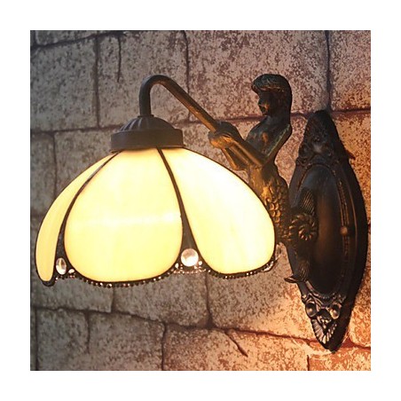 European Contracted Rural Creative Wrought Iron Wall Lamp Lights