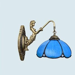 European Contracted Rural Creative Wrought Iron Wall Lamp Lights