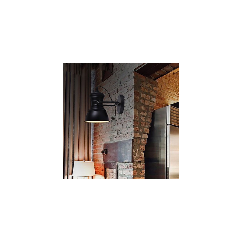 Art Deco Wall Sconces Lamp Industrial Iron Signboard Loft Wall Lamp