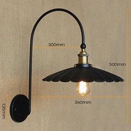 Wall Sconces Bathroom Lighting Outdoor Wall Lights Reading Wall Lights Traditional Classic Metal