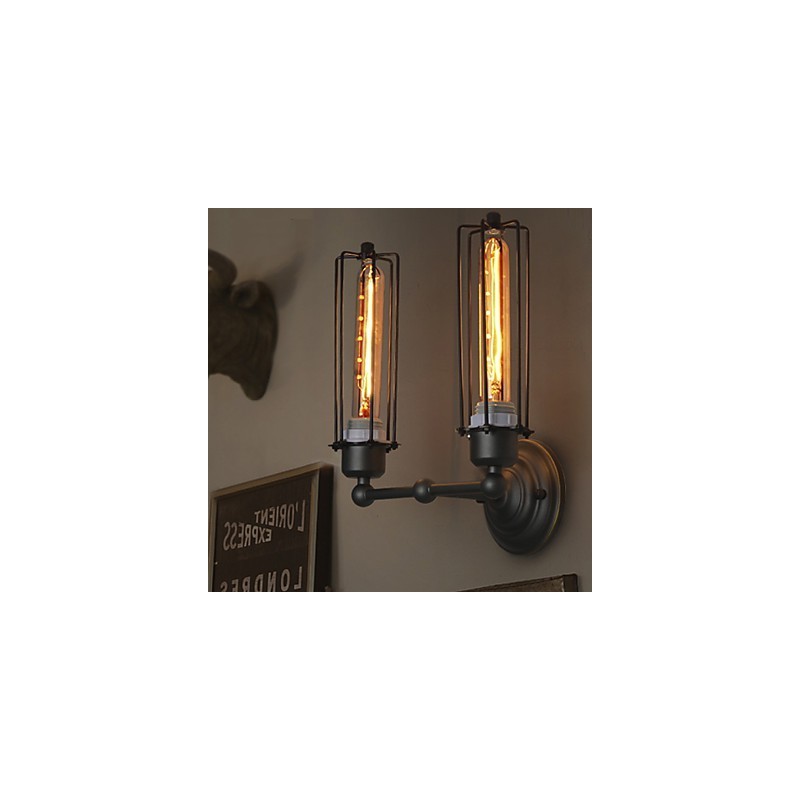 Loft American Country Retro Iron Wall Lamp Art Industry Lights