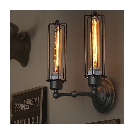 Loft American Country Retro Iron Wall Lamp Art Industry Lights