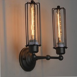 Loft American Country Retro Iron Wall Lamp Art Industry Lights