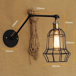 Wall Sconces Swing Lights Reading Wall Lights Mini Style Rustic Lodge Metal